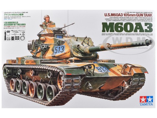 Model kit m60a3 105mm - kit, tank