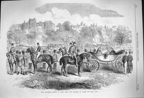 Old antique print 1864 - antique,