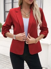 Ladies 3/4 Ruched Sleeves One