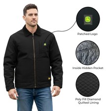 John Deere Men’s Black