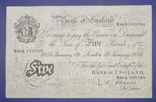 1956 brien white - o'brien, £5