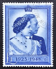 Kgvi 1948 sg494 1 - kgvi, £1
