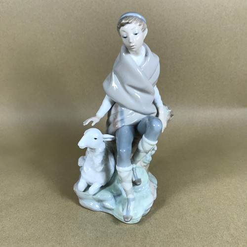 Lladro little shepherd with - lladro,