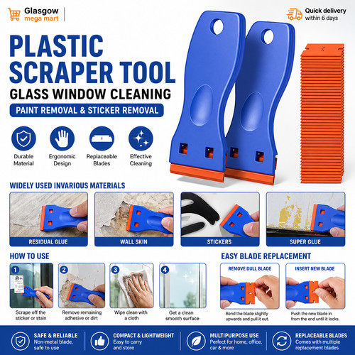 Plastic scraper tool - plastic,