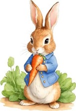Peter Rabbit Carrot Wall Art