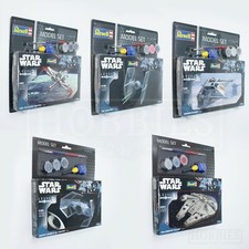 Revell Star Wars Model Sets Paints Brush Glue Included with Kits
