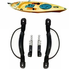 1 Pair Canoe Boat Kayak Side Mount Carry Handle With Hardware Bungee Cord Screw