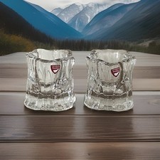 PAIR of ORREFORS Sweden