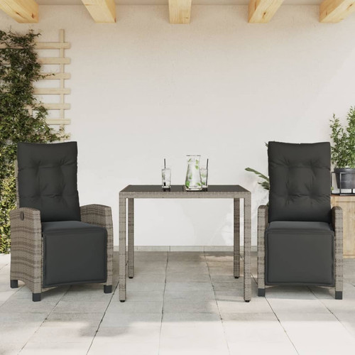 Garden dining set grey - garden,