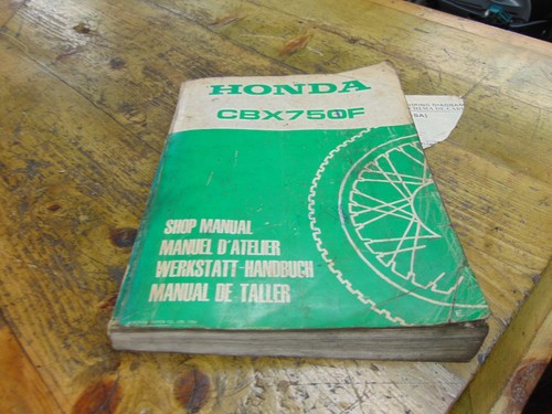 Honda cbx750f geniune - cbx750f, service