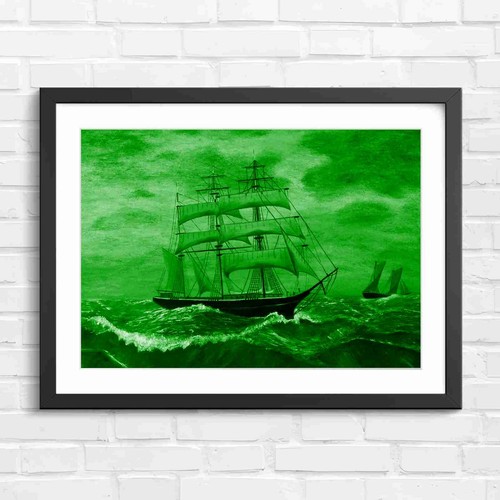 Vintage sailing ship - sailing,