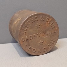 Vintage Antique Tin LYONS J.Lyons CADBY HALL London Original Patina 