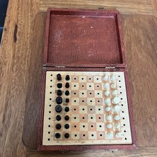 VINTAGE  TRAVEL CHESS SET
