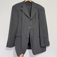 Vintage Ciro Citterio Men's Suit / Jacket & Trousers Herringbone Pure New Wool