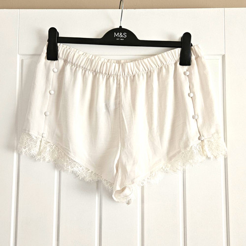 Ivory french shorts uk 12 - ivory,