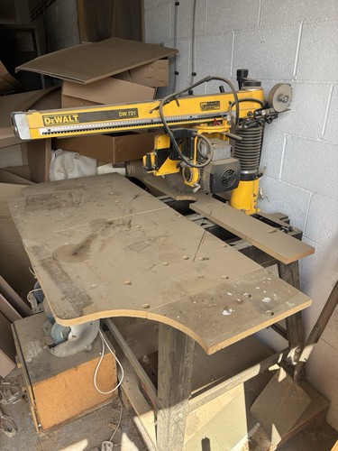 Dewalt dw721 radial arm saw - radial,