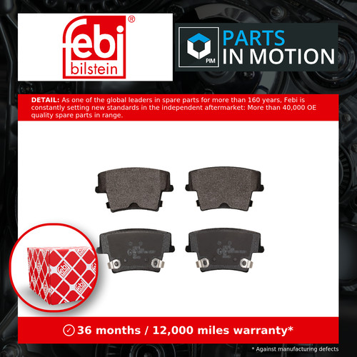 Brake pads set fits - fits, chrysler