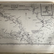 Vintage sea chart nautical - sea, /