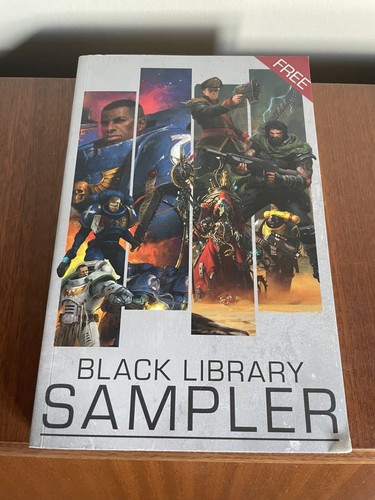 Black library sampler book - sampler,