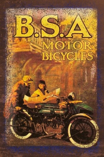 Bsa motor bicycle - motor,