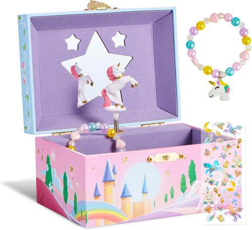 Joyin unicorn jewellery box - jewellery,