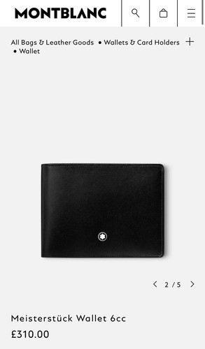 Montblanc meisterstück wallet - meisterstück,
