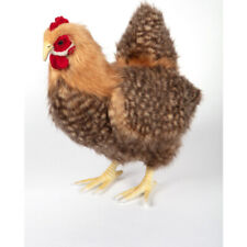 Hansa Beige Hen 4588 Plush Soft Toy Bird Sold by Lincrafts UK Est.1993