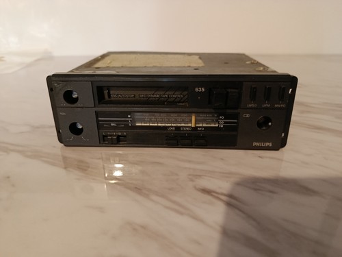 Vintage philips 635 car - vintage, stereo