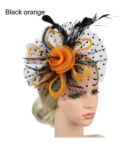 Women fascinator hat mesh - fascinator,