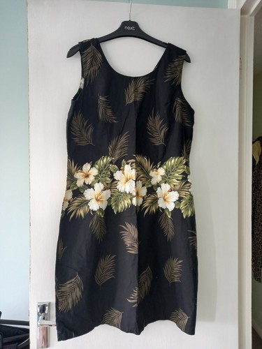 Hawaiian print shift - hawaiian,