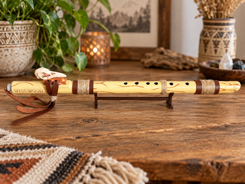 Native american style flute - native, in