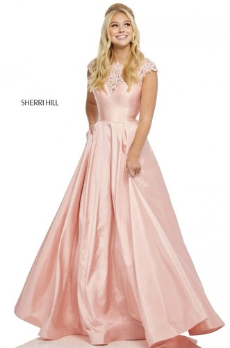 Sherri hill 52487 - hill, blush
