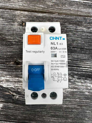 Chint amp 30ma double - chint, pole