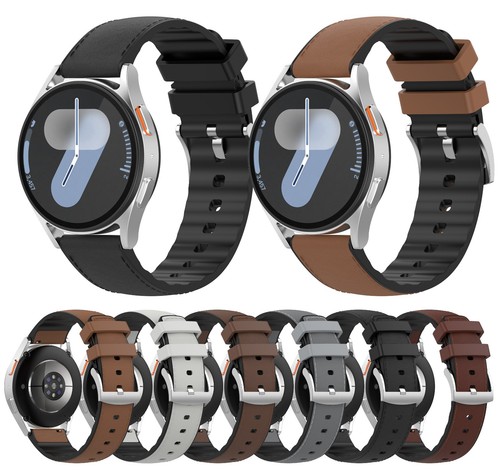 Leather silicone strap - silicone, for