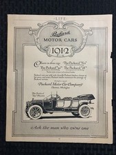 1912 packard motor cars - motor, 9x11"