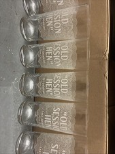 6 Speckled Hen Pint Glasses