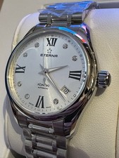 Eterna Kontiki Automatic 26 Jewels Watch Swiss 36mm Diamond Markers rrp £1575