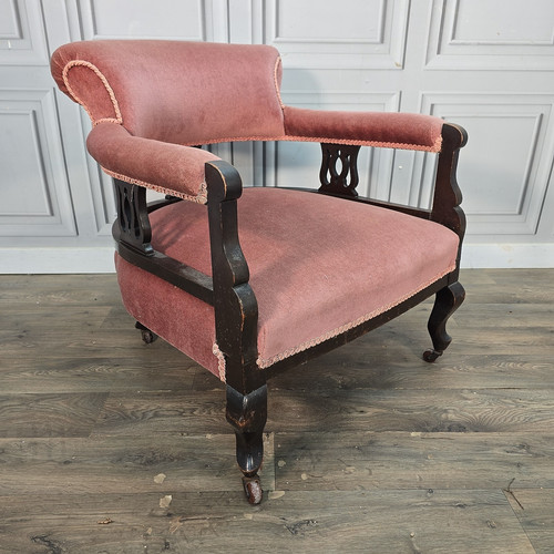 Antique victorian armchair - antique,