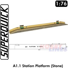 STATION PLATFORM A1 1:76 OO HO
