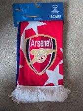 Womens Champions League Arsenal Scarf Official Licensed Product Brand New