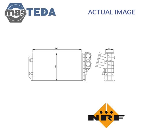 54251 heater radiator - heater,