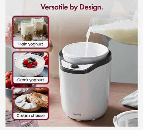 Vonshef electric yoghurt maker - vonshef,