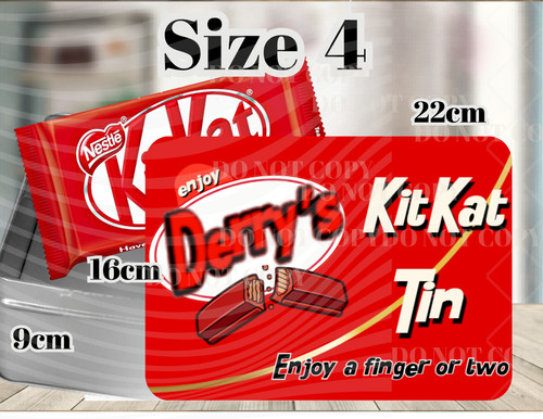 Personalised kitkat birthday - personalised,