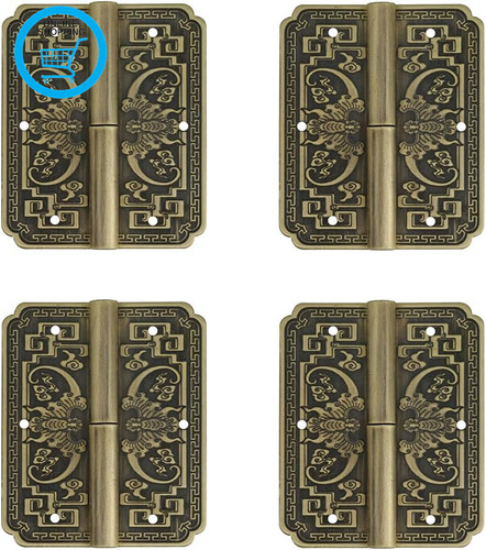 4pcs antique brass - 4pcs,