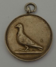 Pigeon Silver Fob Medal
