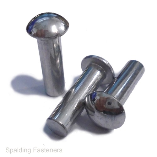 Aluminum solid round head - aluminum,