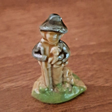 Wade England Whimsies Little Boy Blue Red Rose Tea Figurine Vintage