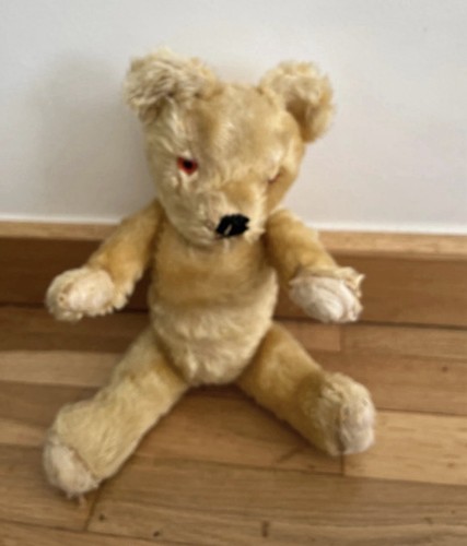 Vintage jointed teddy bear - vintage,
