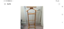 vintage wooden  valet stand