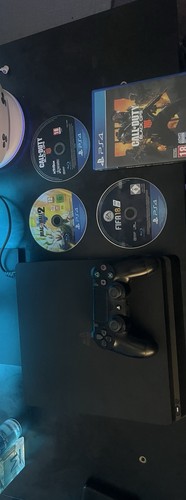 Sony playstation slim black - slim,
